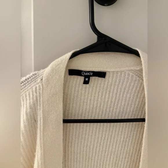 Baby Alpaca-Wool Cropped Cardigan - Picture 2 of 5